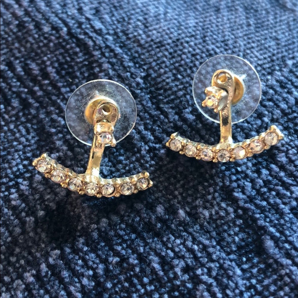Gold-plated ear jackets